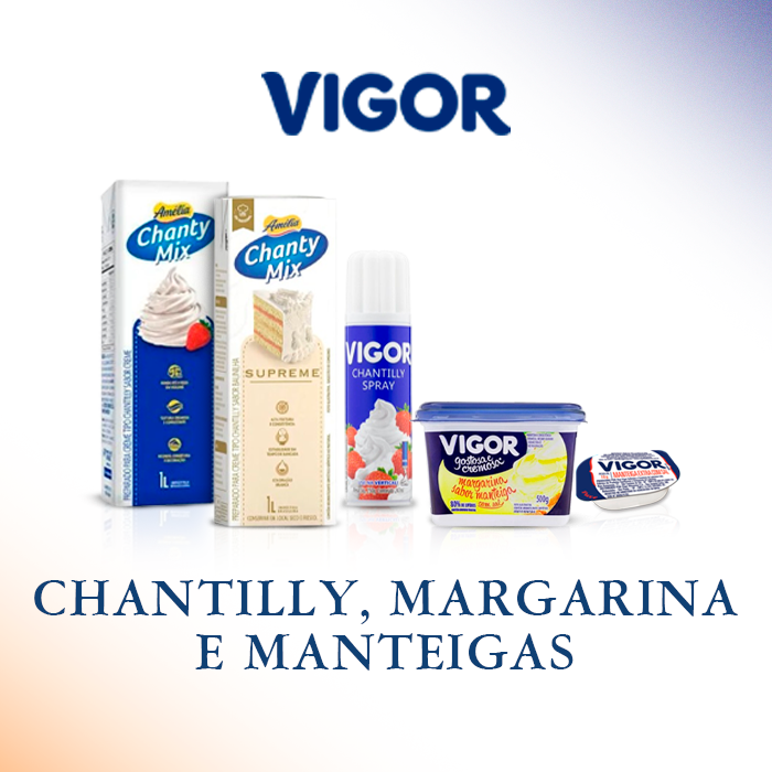 Chantilly, Margarinas e Manteigas