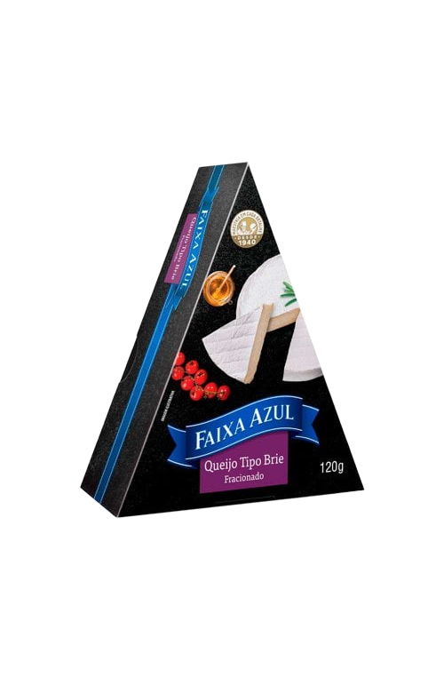 Queijo Tipo Brie Fracionado Faixa Azul – 12x120g (53727)