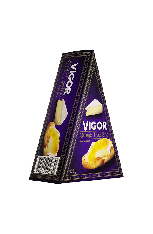 Queijo Tipo Brie Fracionado Vigor – 12x120g (772773)