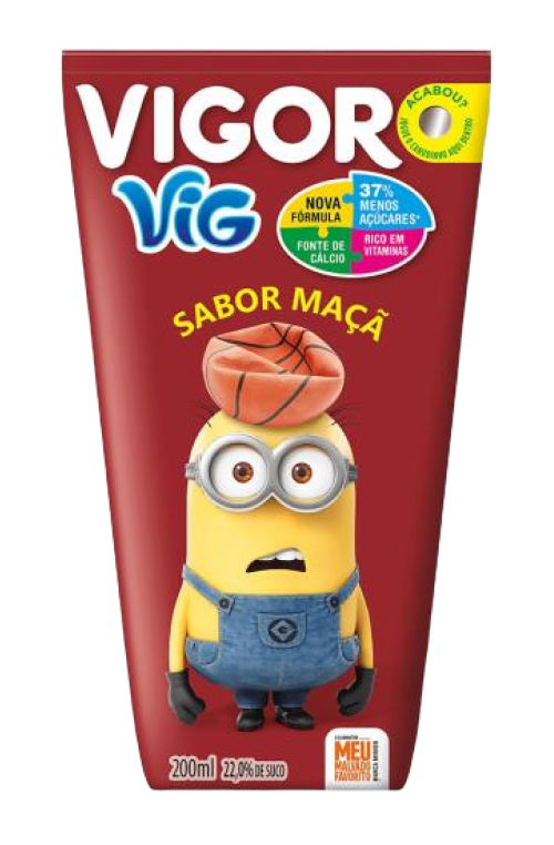 Refresco Saborizado Maçã Vigor – 12x200ml (775659)