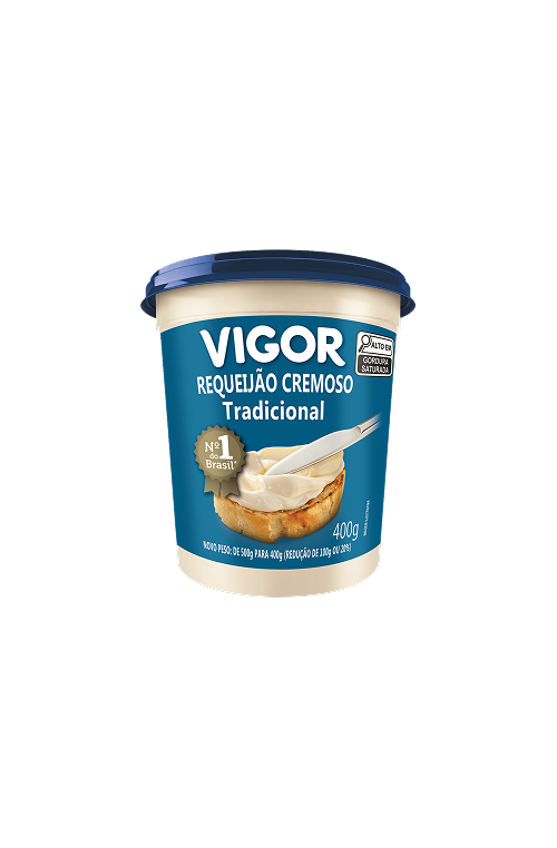 Requeijão Tradicional Vigor – 12x400g (784896)