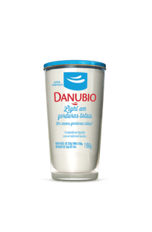 Requeijão Cremoso Light Danubio 24x190g (780940)