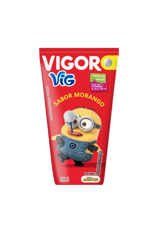 Refresco Sabor Morango Vigor 12x200ml (775658)