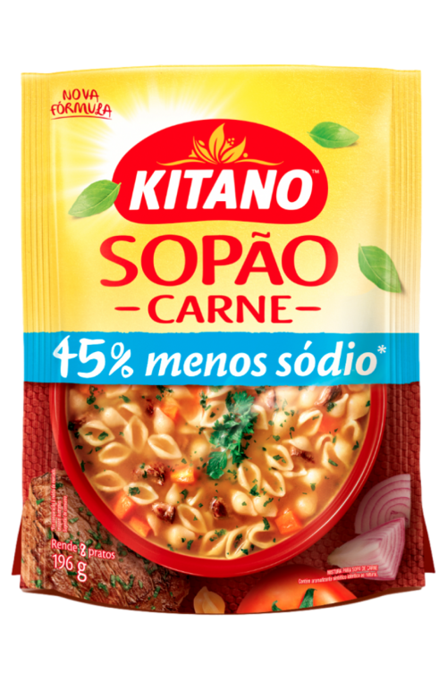 Sopão de Carne com Macarrão e Legumes KITANO 196g
