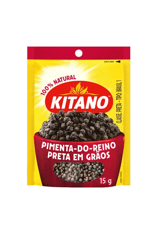Pimenta-do-Reino Preta em Grãos KITANO