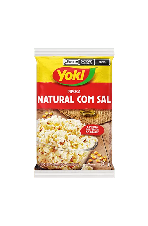 Popcorn Micro-ondas com Sal YOKI