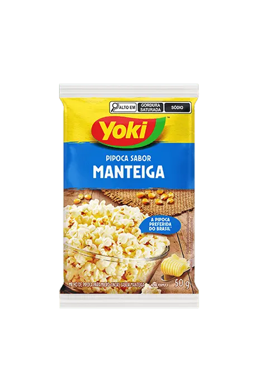 Popcorn Micro-ondas Manteiga YOKI