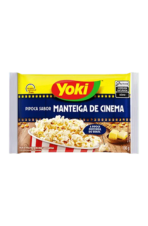 Popmicro Manteiga Cinema YOKI