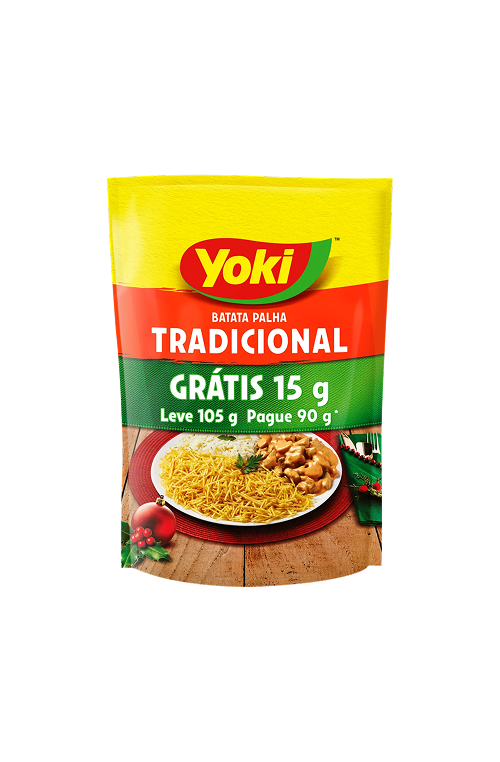 Batata Palha Tradicional Leve 105g Pague 90g YOKI – 105g