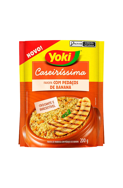 Farofa com Pedaços de Banana YOKI – 200g
