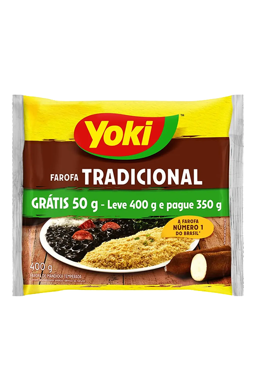 Farofa Tradicional Promopack YOKI – 400g