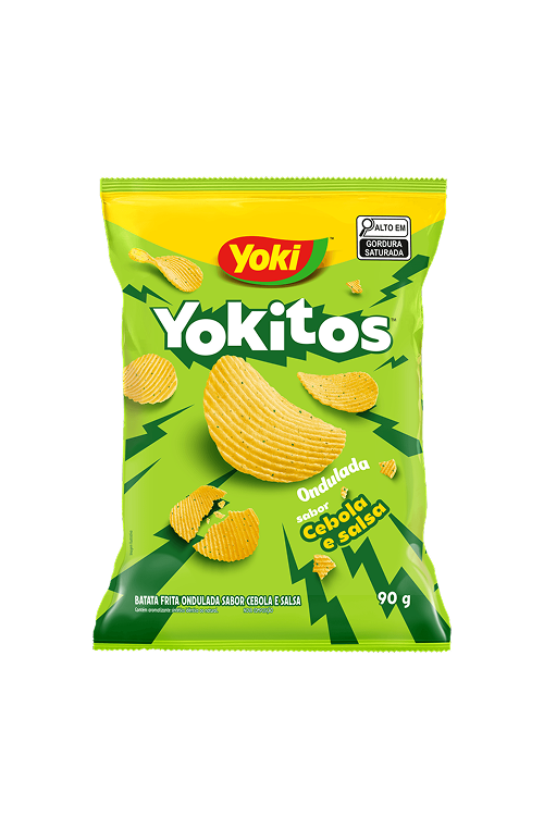 Batata Ondulada Cebola e Salsa YOKI – 90g