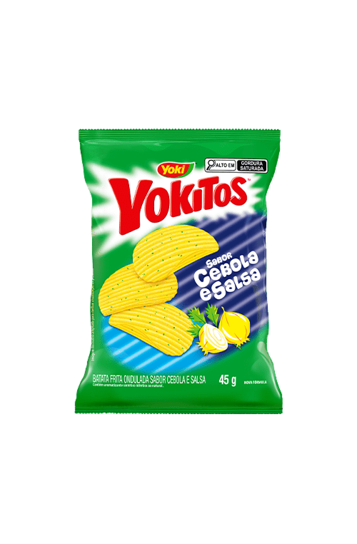 Batata Ondulada Cebola e Salsa YOKI – 45g