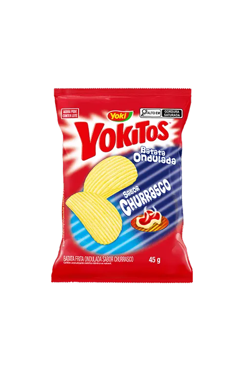 Batata Ondulada Churrasco YOKI – 45g