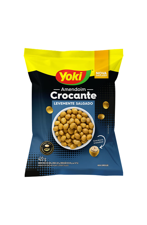 Amendoim Crocante Levemente Salgado YOKI – 420g