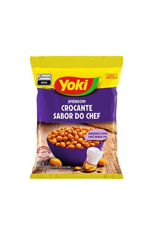 Amendoim Crocante Sabor do Chef YOKI – 120g