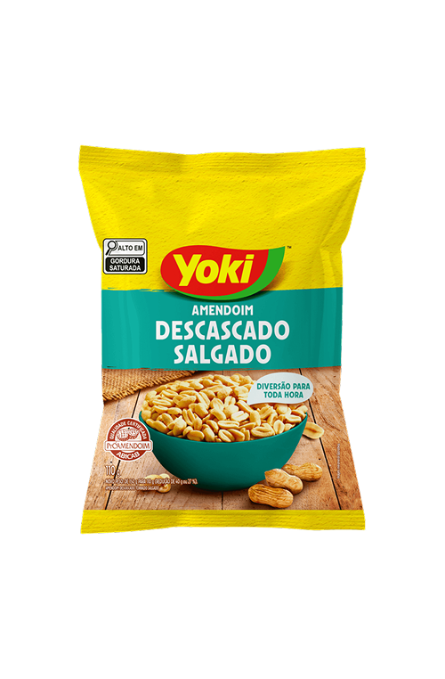 Amendoim Descascado Salgado YOKI – 110g
