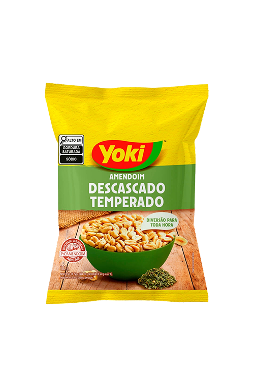Amendoim Descascado Temperado YOKI – 110g