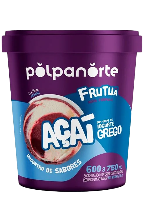 Açaí com Creme de Iogurte – Pote 600g