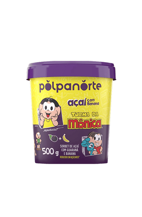 Açaí Mix Banana Turma da Mônica – Pote 500g