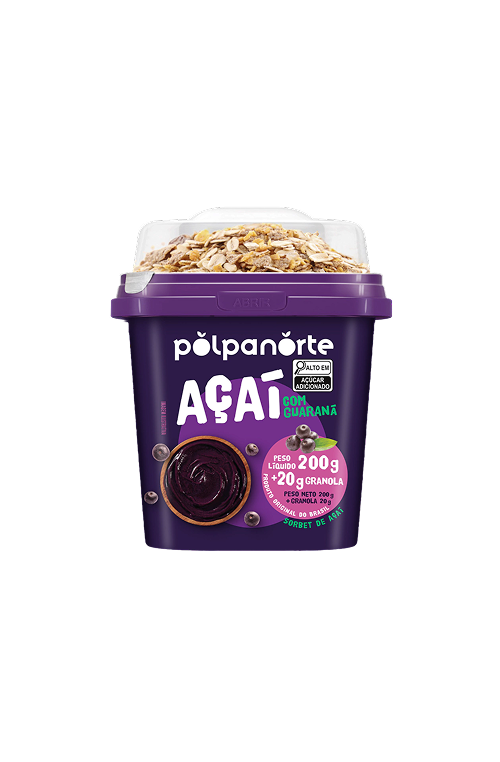 Açaí Mix Tradicional com Granola – Pote 220g