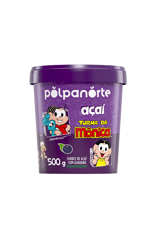 Açaí Mix Tradicional Turma da Mônica – Pote 500g