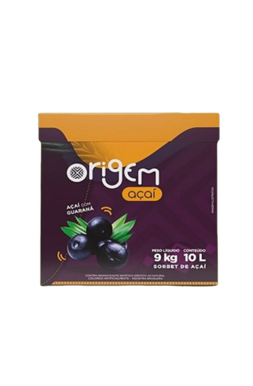 Açaí Origem Sabor Natural – Caixa 9kg (10L)