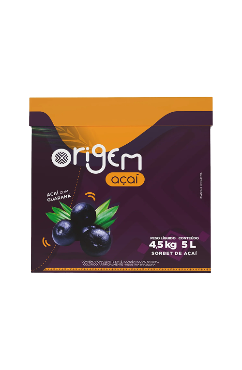 Açaí Origem Sabor Natural – Caixa 4,5kg (5L)