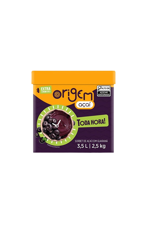 Açaí Origem Toda Hora – Caixa 2,5kg (3,5L)