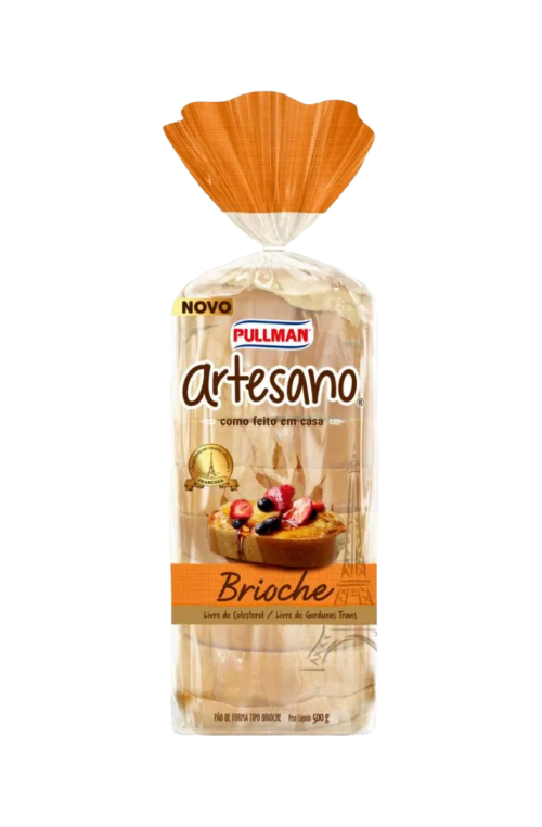 Pão Artesano Tipo Brioche Pullman 500g