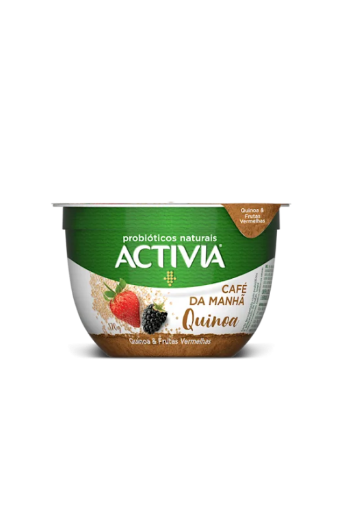 Activia Café da Manhã sabor Quinoa e frutas vermelhas