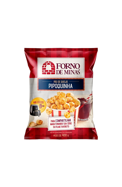 Pão de Queijo Pipoquinha Forno de Minas 400g