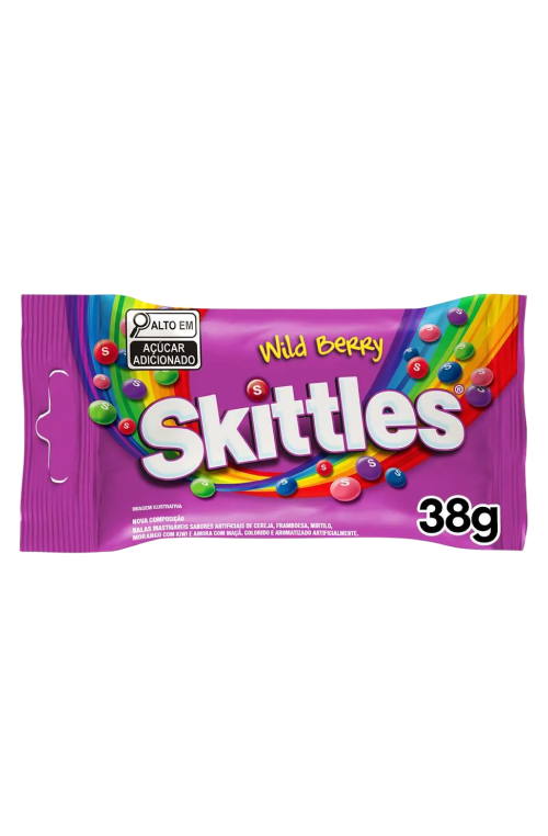 Bala Skittles Frutas Silvestres 38g