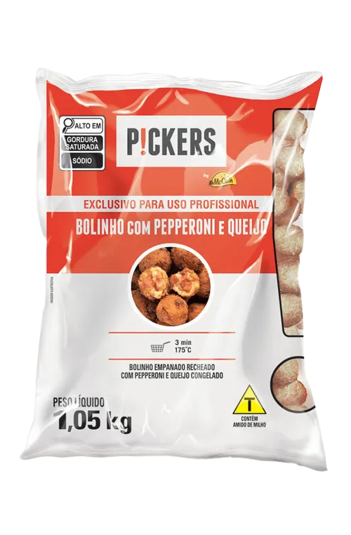 McCain Pickers Bolinho de Pepperoni com Queijo 1,05kg