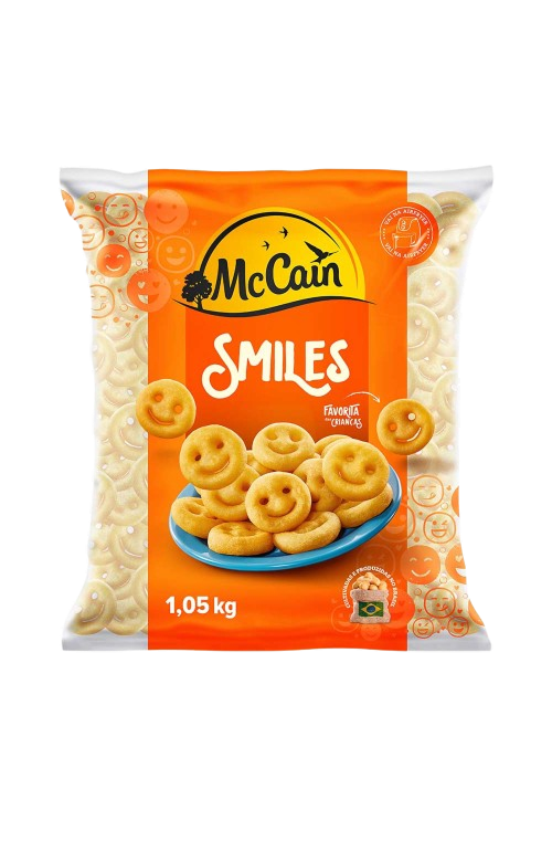 Batata McCain Smiles Pré-Frita 1,5kg