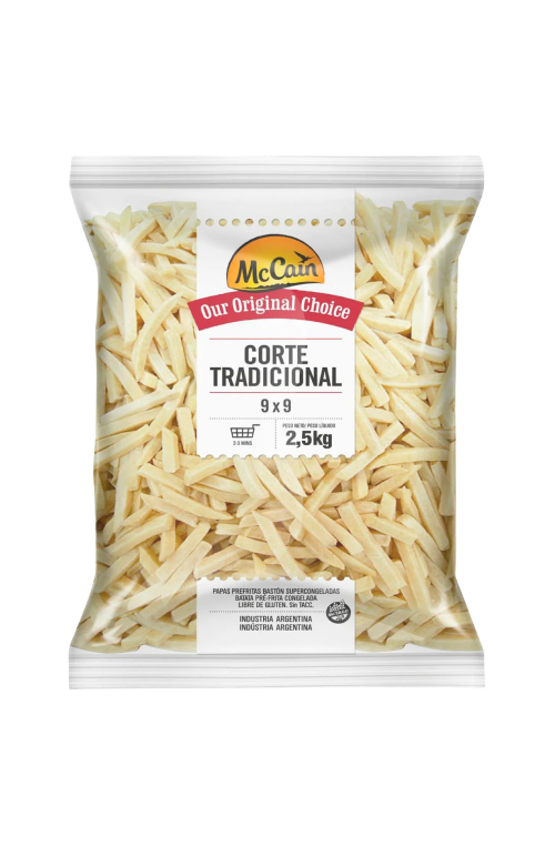 Batata McCain Corte Tradicional Pré-Frita 2,5kg