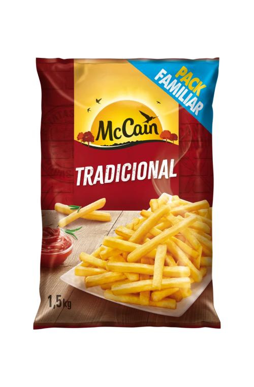 Batata McCain Tradicional Pré-Frita 1,5kg Caixa com 10 Unidades