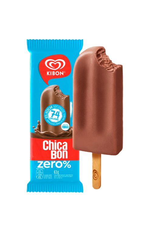 Sorvete Chicabon Palito Menos Açúcar 60ml (63g)
