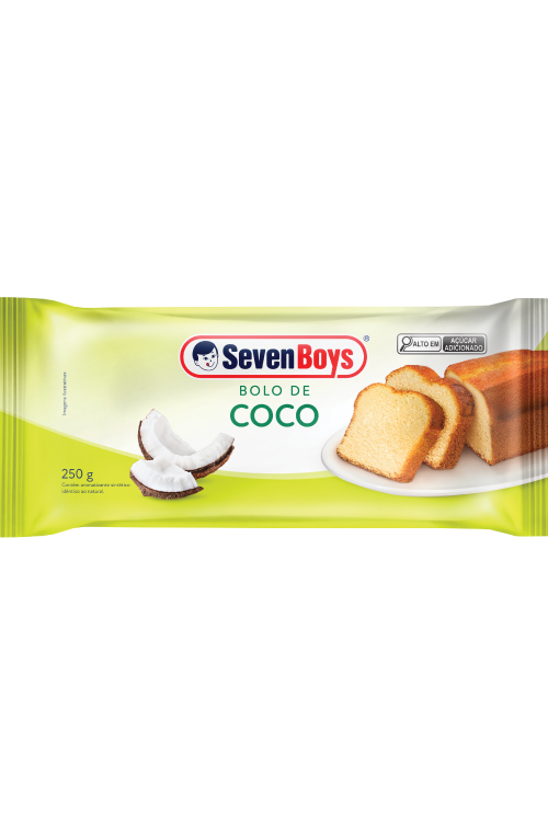Bolo Sabor Coco Seven Boys 250g