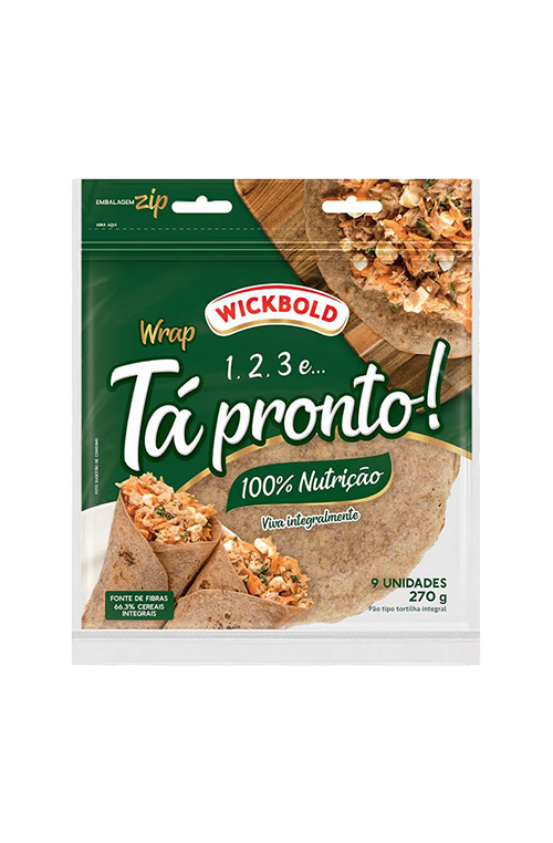 Tortilha Tá Pronto 100% Nutrição 270g