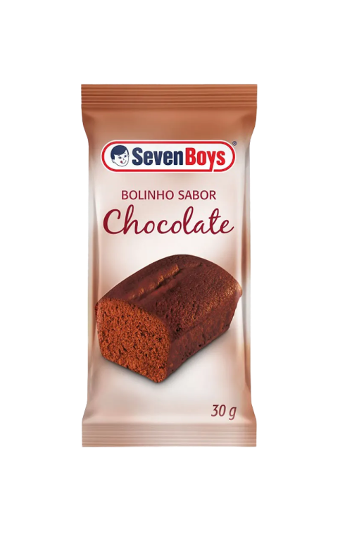 Bolinho Seven Boys Sabor Chocolate 30g