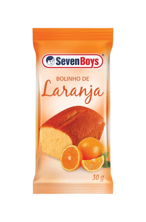 Bolinho Seven Boys Sabor Laranja 30g