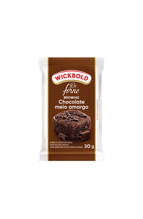 Minibrownie WB Chocolate Meio Amargo 30g