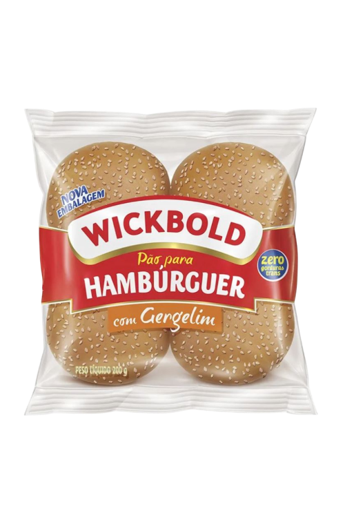 Pão WB Hambúrguer Tipo Brioche 4 Unidades 320g