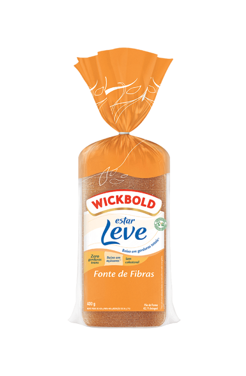Pão Estar Leve Fonte de Fibras Wickbold 400g
