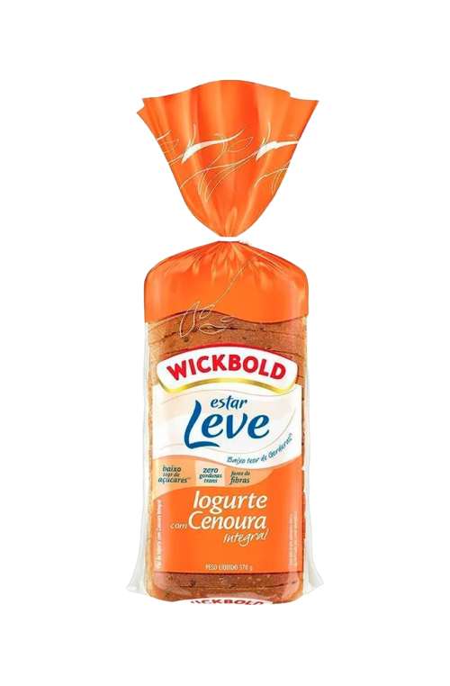 Pão Estar Leve Iogurte com Cenoura Wickbold 370g