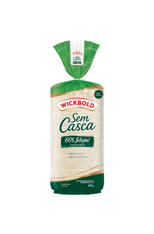 Pão Sem Casca Integral Wickbold 400g