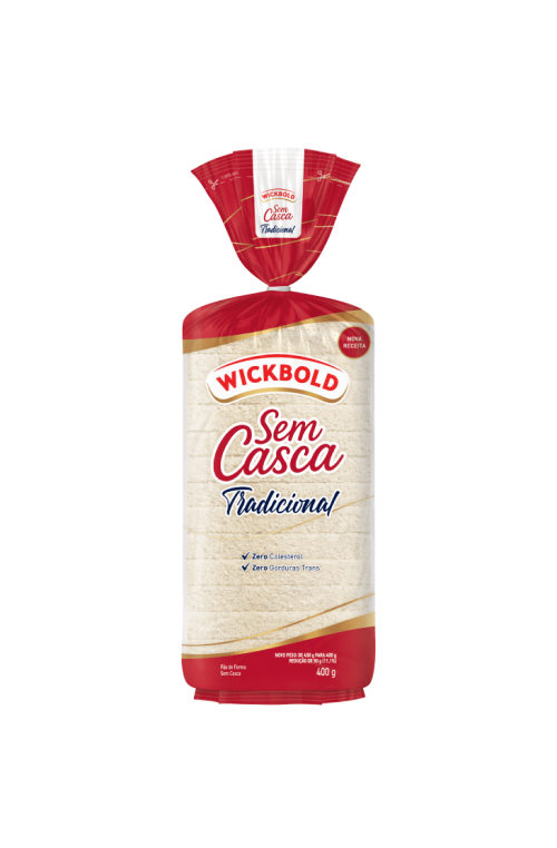 Pão Sem Casca Tradicional Wickbold 400g