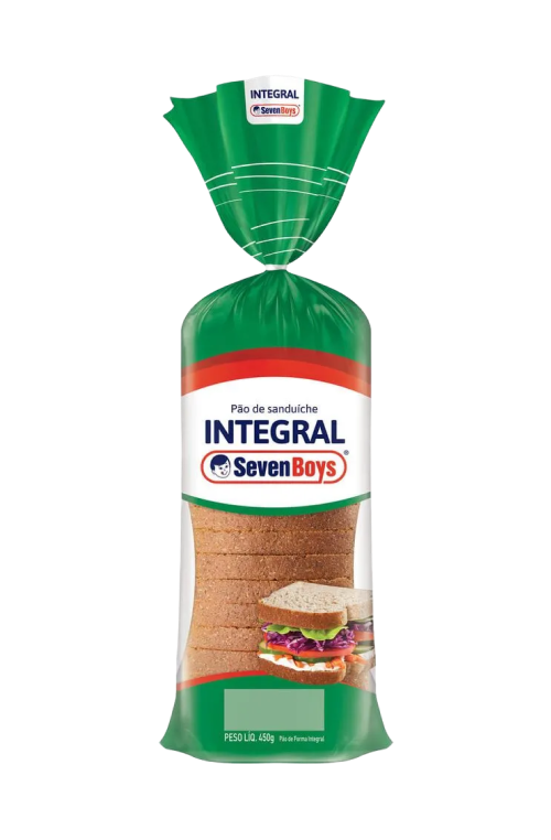 Pão de Forma Integral Seven Boys 450g