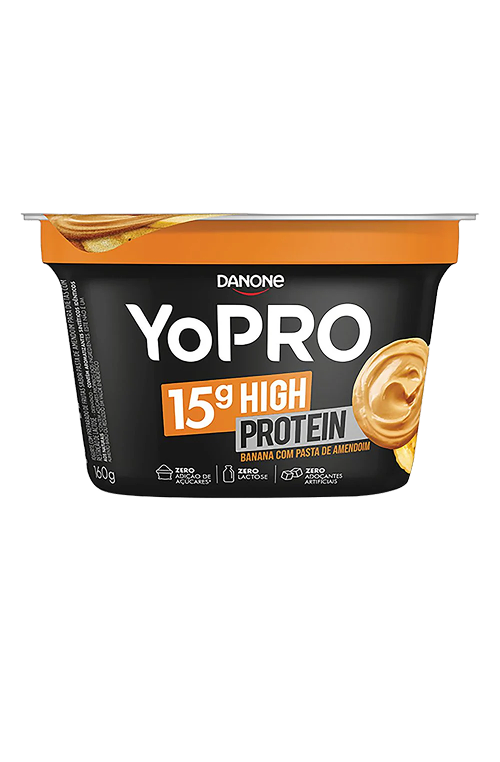 YoPRO Polpa Banana com Pasta de Amendoim 160g